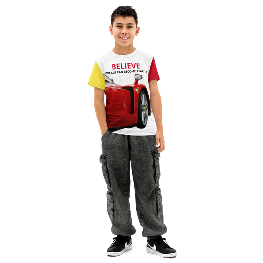 Youth cotton crew neck t-shirt